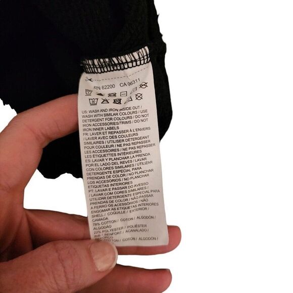 Fenty Puma By Rihanna Rising Sun Lace-Up Crop Hoodie Sweatshirt Womens L Black - Picture 11 of 12